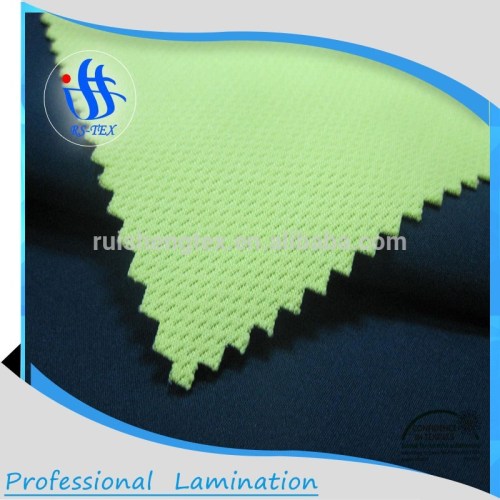 elastane breathable waterproof plain 4 way bonded TPU outwear fabric