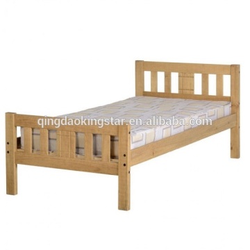 solid pine wooden bed frame