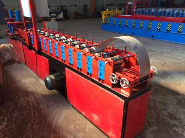 Rolling shutter door frame roll forming machine