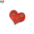 Wholesale festival heart lapel pin button