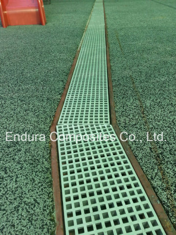 FRP Grating with Concave Surface