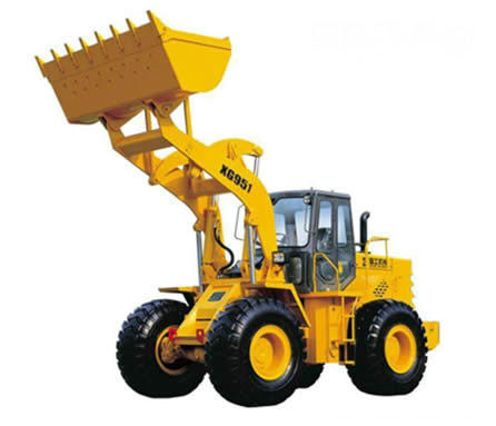 162kw Wheel Loader Auxiliary Equipment For Construction / Mine , 7550mm Overall Length