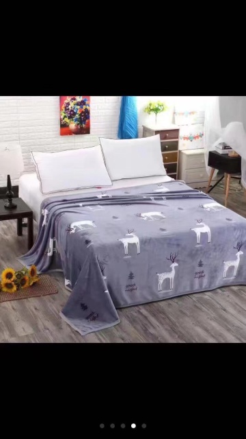 100% polyester flannel blanket