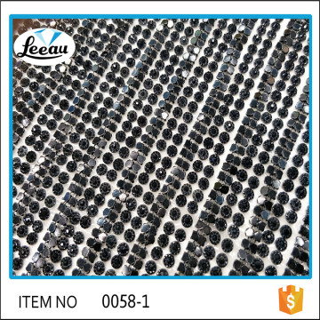 Iron Sheet Hotfix Rhinestone Chain Mesh