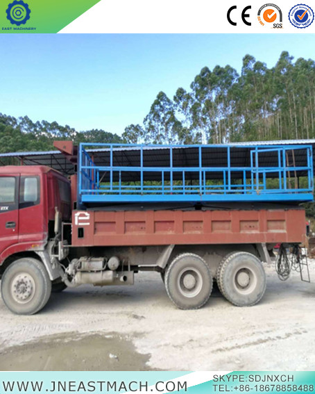 Table élévatrice à ciseaux fixe pour fosse de transport de marchandises 12 t