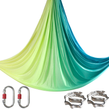Aerial Yoga Hammock Set: 6M Nylon Swing Kit for Exercise