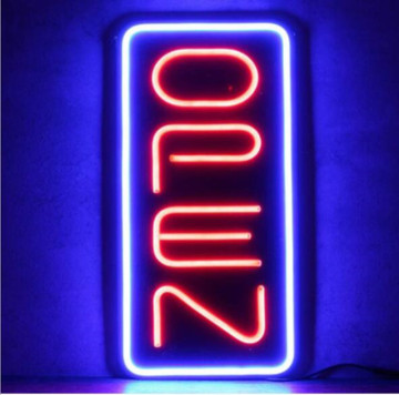 Vertical Neon Open Signs for Sale LED Sign Baord