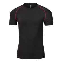 Men Running T Shirt Quick Dry Fitness Shirt