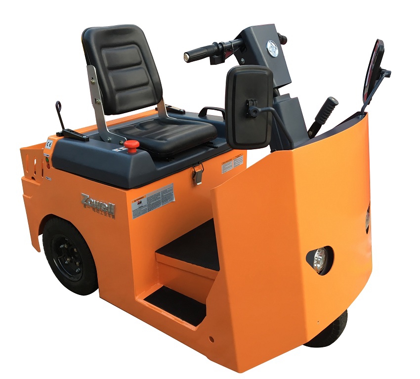 2000kg electric towing tractor sitting on type