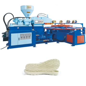 Intelligent Injection Twelve Station PVC TPR TR Sole Making Machine