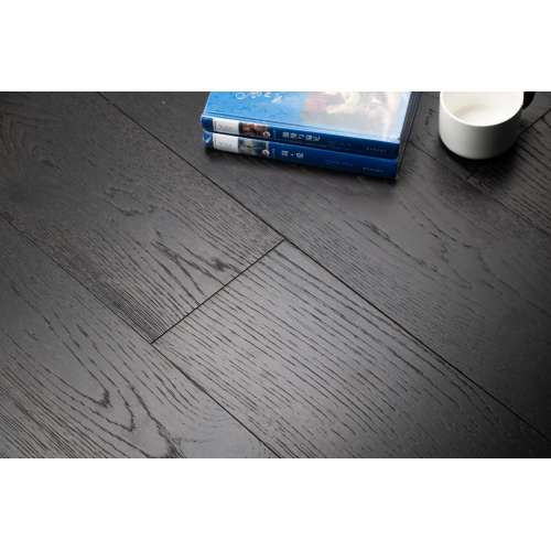 Black Color oak engineered flooring