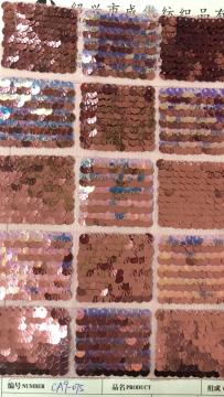 Square Grid Sequin Mesh Embroider Fabric