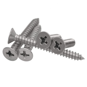 Βίδες κοπής κεφαλής Countersunk