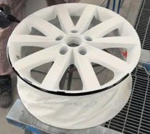 Automotive wheel powder coating