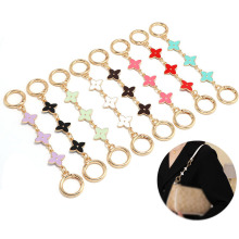 REWIN Colorful Clover Purse Charm - Bag Extender Chain Strap