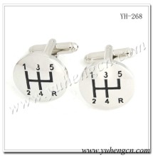 YH-268 Novelty Transportation Car Gears Cufflinks