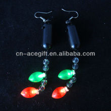 light up christmas earrings,christmas novelty earrings