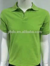 Cotton Pique fabric Popullar Polo Shirt, Fashion Design Men's T-shirt,hotsale light green blank polo t-shirt