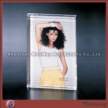 6"*4" Bevel Table Transparent Fashionable Acrylic Picture/Photo Frame