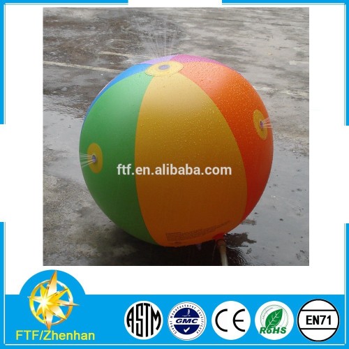 Cheap inflatable sprinkler beach balls