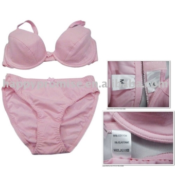 Lady's 2pcs Underwear Set Stocks