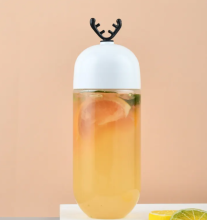 High Quality 500ml Transparent Capsule Shaped Cans and Plastic Bottles for Beverages and Pet Drinks