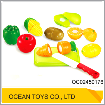 Plastic kitchen play set cutting vegetables toy OC02450176