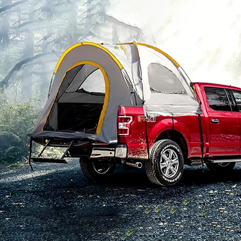 Tent-pied d'une chambre-art One-Bedroom-Car-Rear-Tent-Pickup-Truck-Bed-Tents-for-Outdoor-Camping-Travel