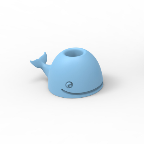 Whale Whale Bather Silicone Holder Holder Stands