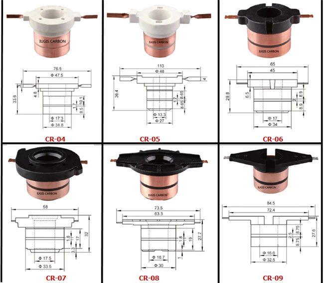 Auto Alternator Parts Slip Ring Cr-22