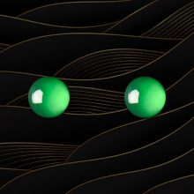 Natural jade jadeite round gemstone high ice jadeite