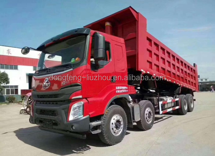 Dongfeng used dump truck tipper 8x4 H7 single cabin for sale