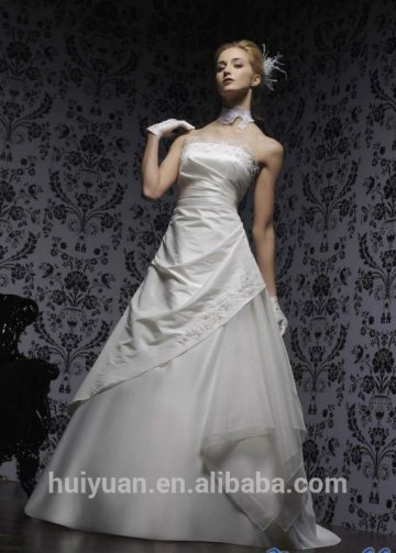 white satin ball gown celebrity wedding dresses