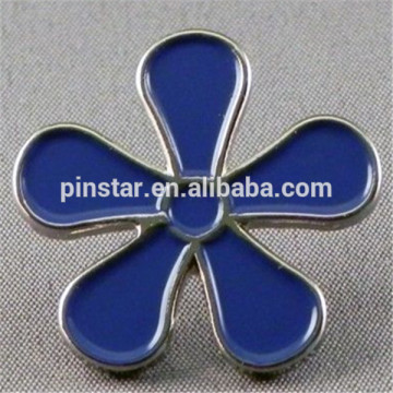 China Direct Sale Custom Masonic Flower Myosotis Forget Me Not Metal Hat Pin Badge