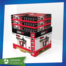 Pop Supermarket Cardboard Display Rack Paper Pallet Display