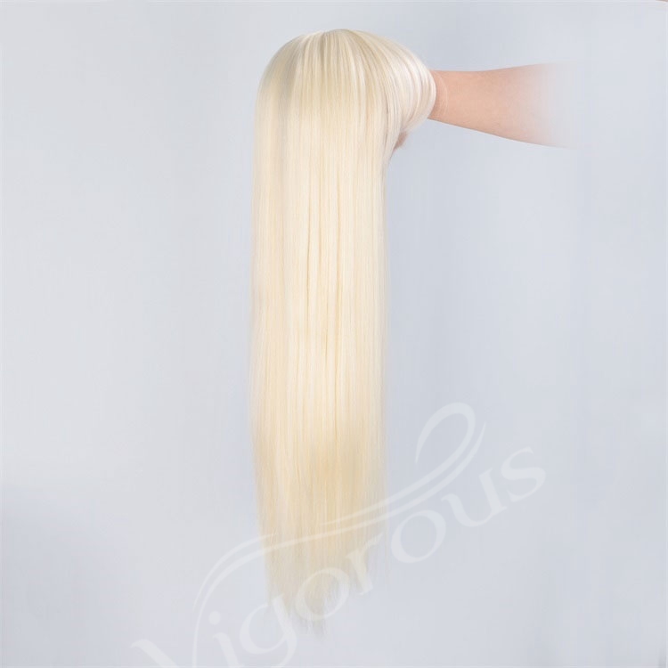 Vigorous Women's Long Straight with Bangs Synthetic Wig Heat Resistant Fiber Hair Cosplay Party Wigs Wholesale Price