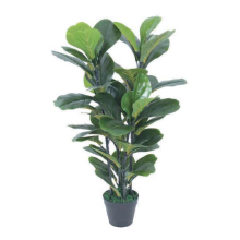 Linwoo 90cm Hot Selling Plastic Artificial Fiddle Leaf Fig Tree for Home