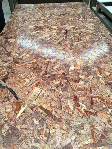 OSB panel laminated board melamine laminated particle board