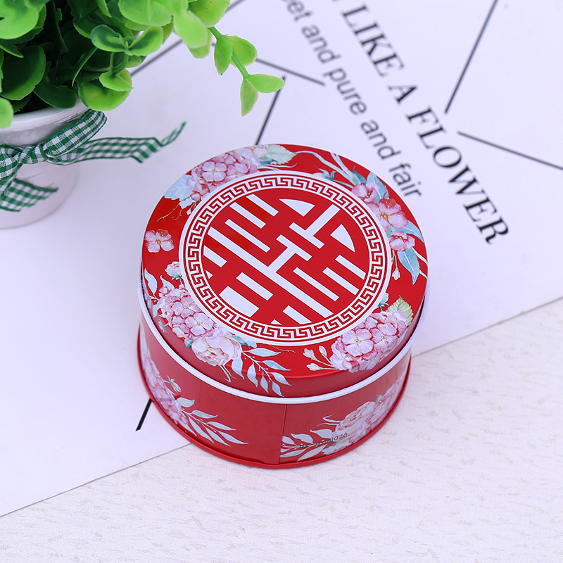 75mm Creative New Printed Round Candy Box