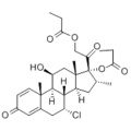 Pregna-1,4-dien-3,20-dion, 7-Chlor-11-hydroxy-16-methyl-17,21-bis (1-oxopropoxy) - (57263538,7a, 11b, 16a) - CAS 66734 -13-2