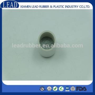 White EPDM rubber feet with steel washer