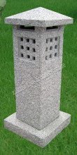 Granite Lantern Solar Garden Lamp