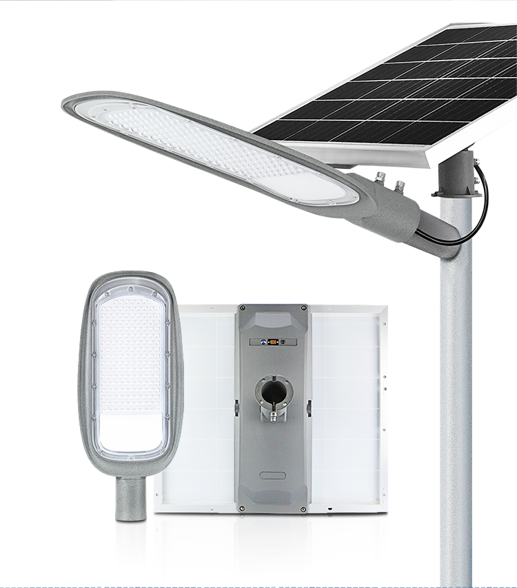 KCD high lumen waterproof outdoor solar street light explosion proof cctv 250w