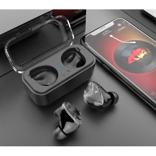 Earphone in-Ear TWS HiFi dengan Casing Pengisi Daya