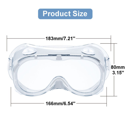 PVC Anti fog Eye Protective Goggles Glasses