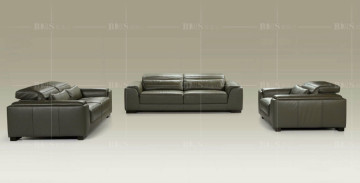 Full leather sectional sofa