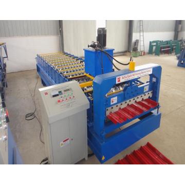 Lowest cost Trapezoidal Sheet Aluminum Roofing Roll Forming Machine