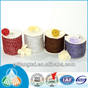 4mm gold silk twisted coating rope