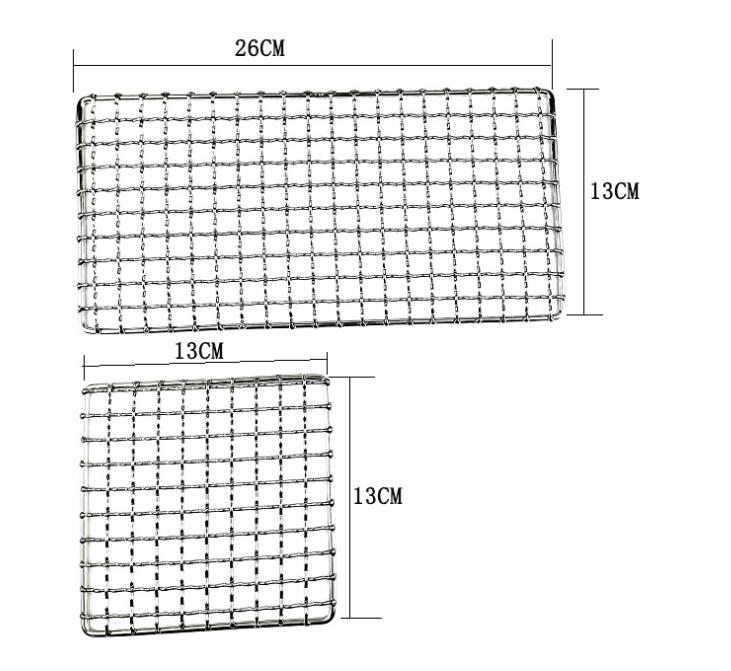 Outdoor Camping Bushcraft Welded Stainless Steel High Strength Grill Meshes