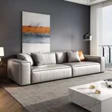 Top Layer Cowhide Nordic 2 Seater Leather Sofas - Best Sellers for Modern Luxury Living Rooms